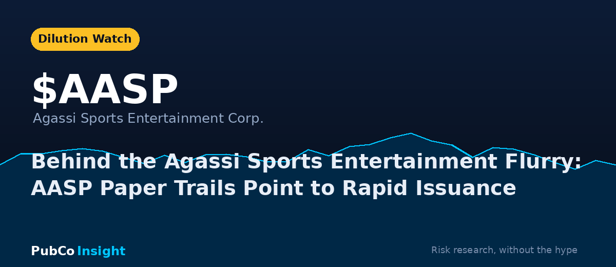 AASP Agassi Sports Entertainment Corp.