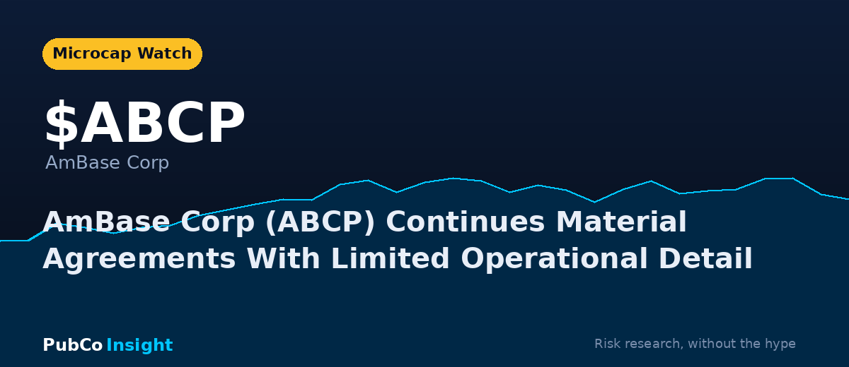 ABCP AmBase Corp