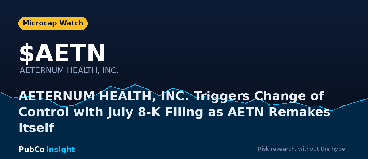 AETN AETERNUM HEALTH, INC.