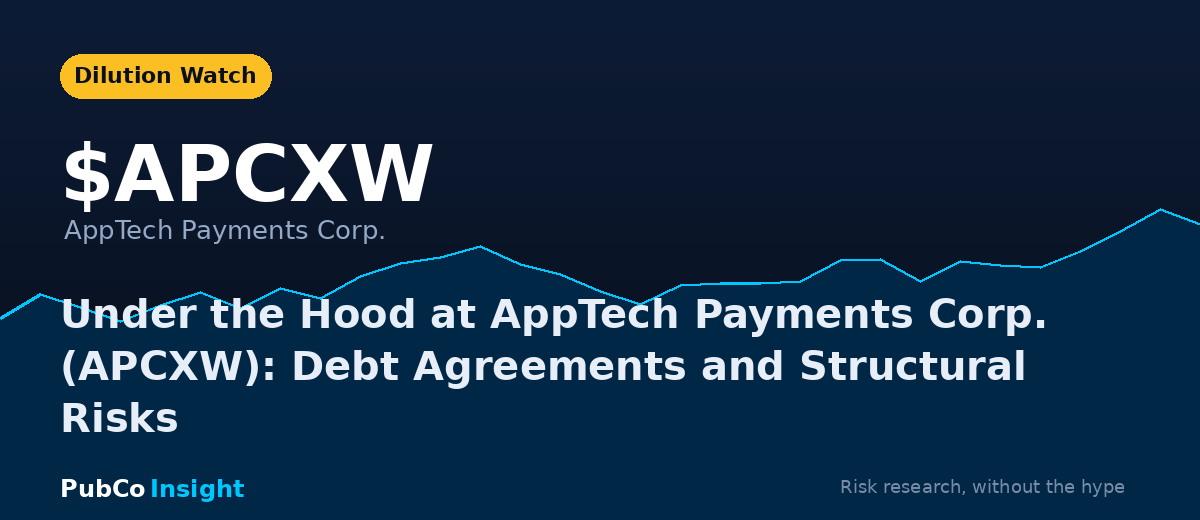 APCXW AppTech Payments Corp.