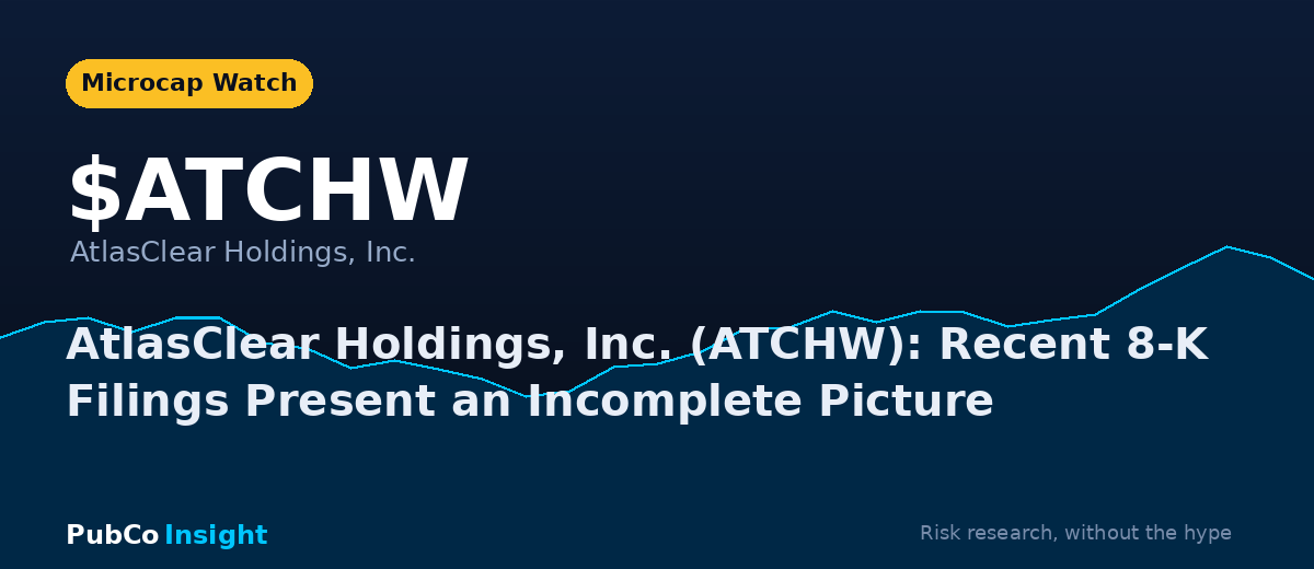 ATCHW AtlasClear Holdings, Inc.