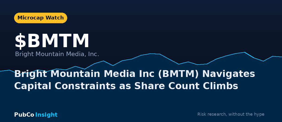 BMTM Bright Mountain Media, Inc.
