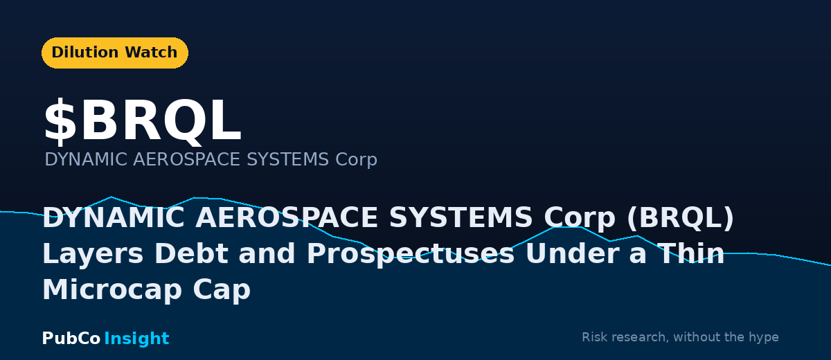 BRQL DYNAMIC AEROSPACE SYSTEMS Corp