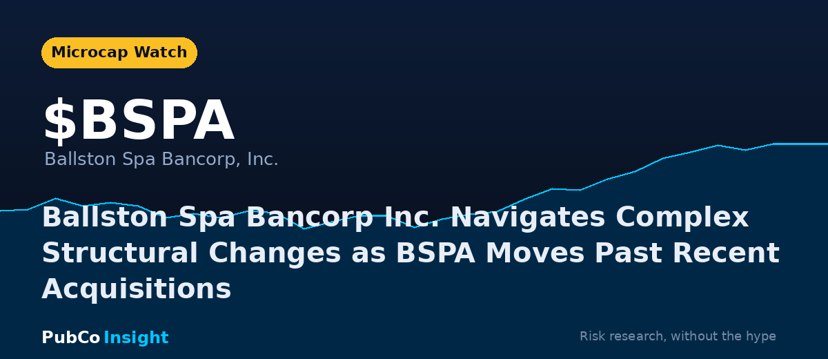 BSPA Ballston Spa Bancorp, Inc.