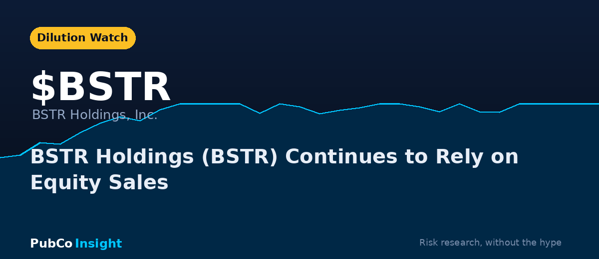 BSTR BSTR Holdings, Inc.