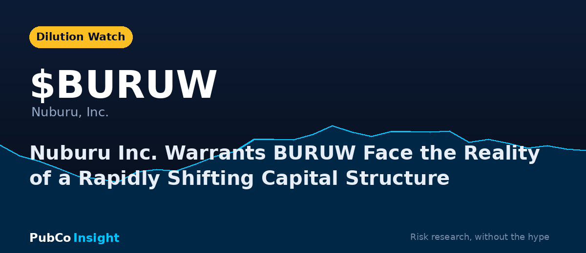 BURUW Nuburu, Inc.