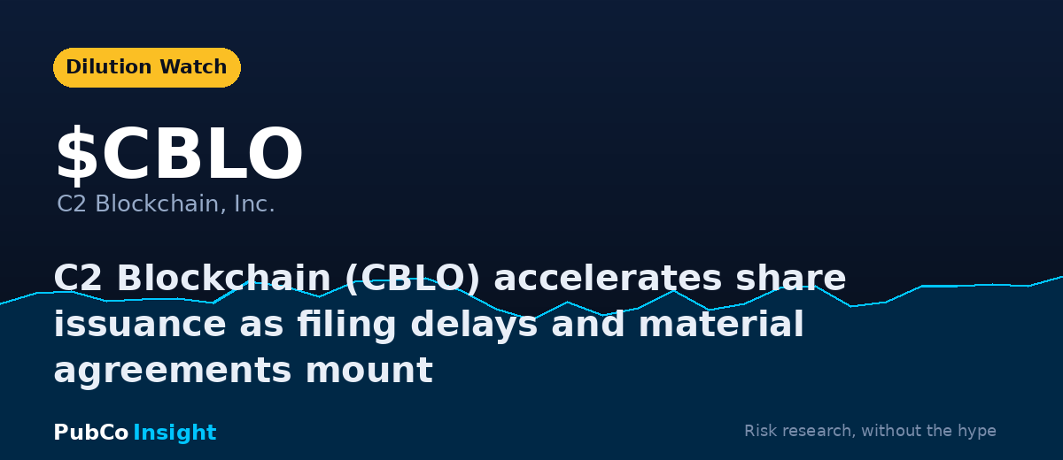 CBLO C2 Blockchain, Inc.