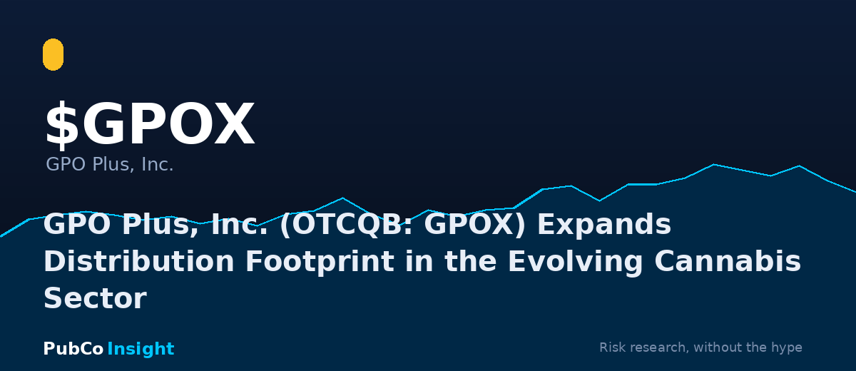 GPOX GPO Plus, Inc.