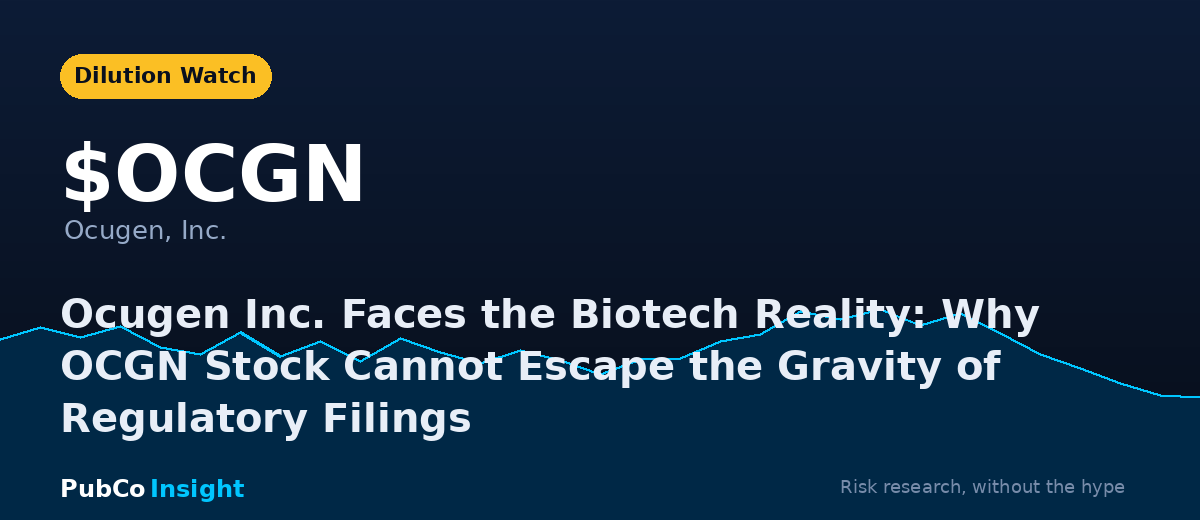 OCGN Ocugen, Inc.