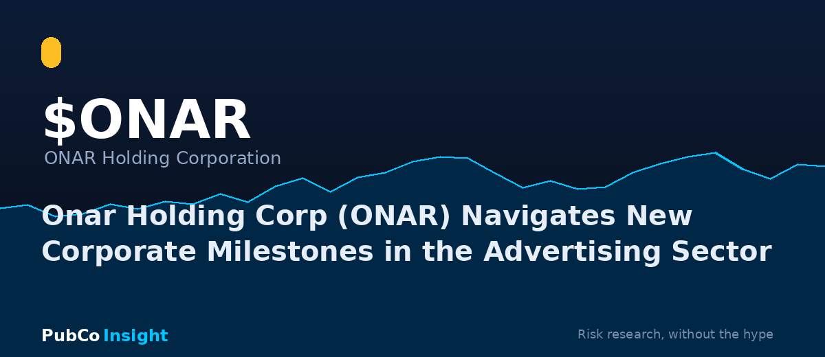 ONAR ONAR Holding Corporation