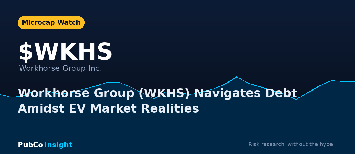 WKHS Workhorse Group Inc.