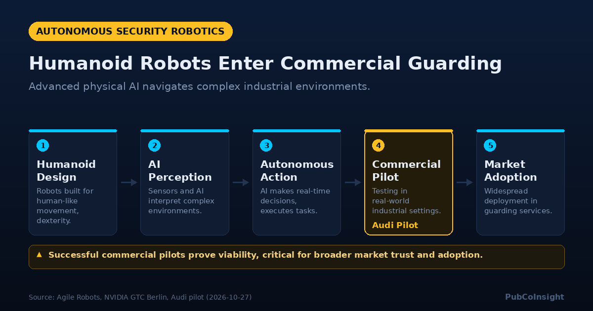 Humanoid Robots Enter Commercial Guarding