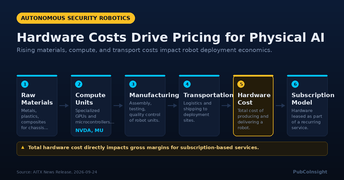 Hardware Costs Drive Pricing for Physical AI