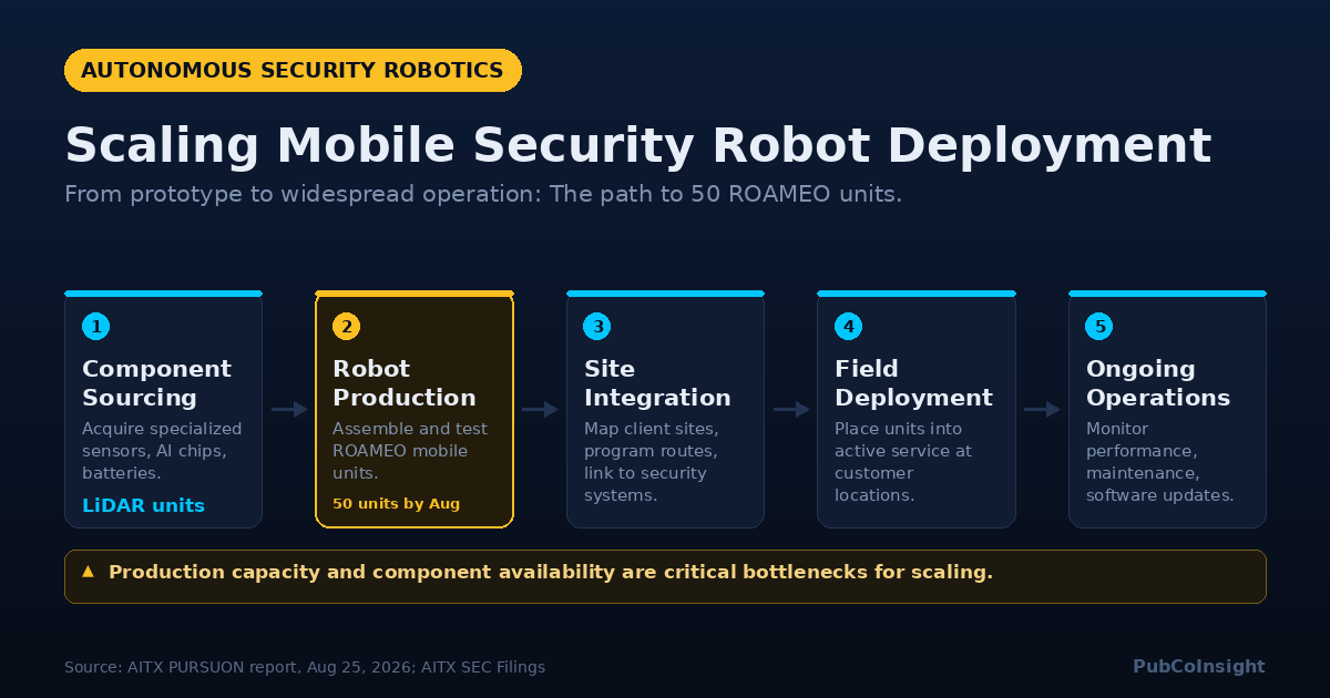Scaling Mobile Security Robot Deployment