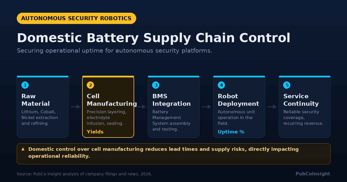 Domestic Battery Supply Chain Control