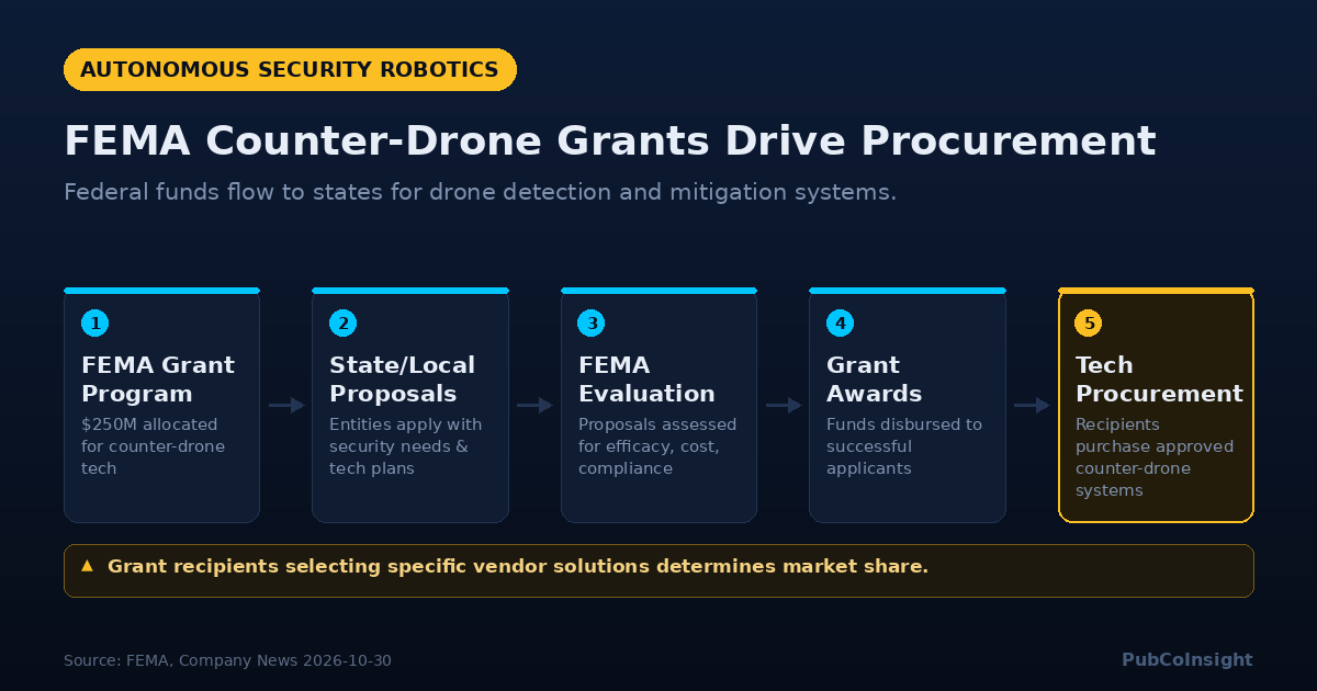 FEMA Counter-Drone Grants Drive Procurement