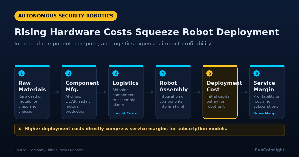 Rising Hardware Costs Squeeze Robot Deployment