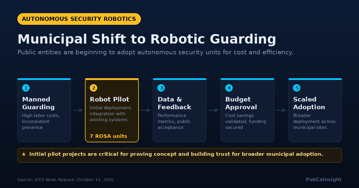 Municipal Shift to Robotic Guarding