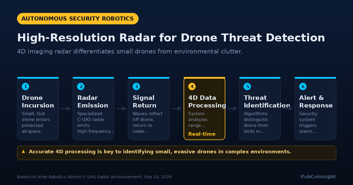 High-Resolution Radar for Drone Threat Detection
