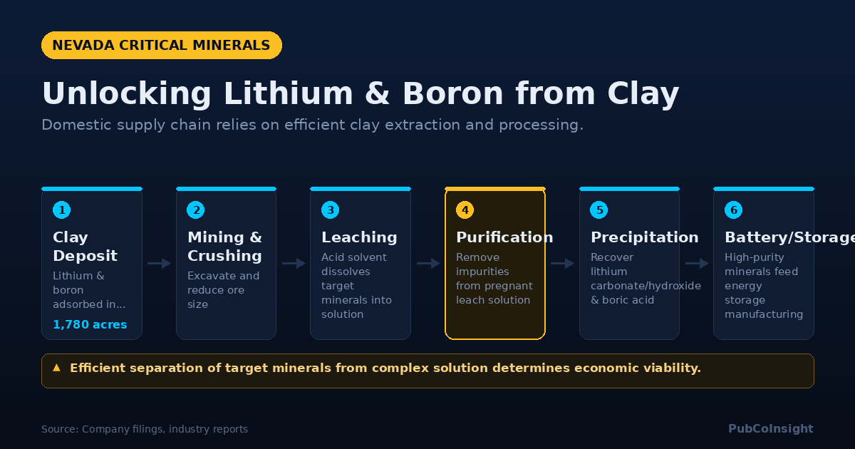 Unlocking Lithium & Boron from Clay