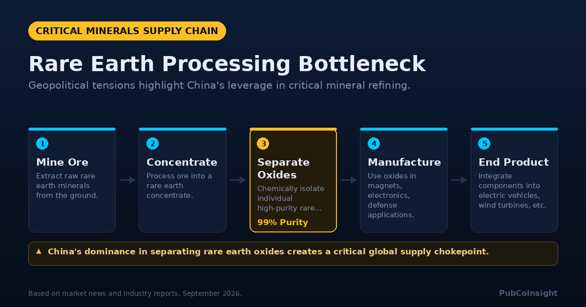 Rare Earth Processing Bottleneck