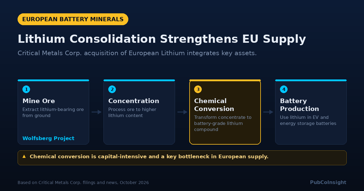 Lithium Consolidation Strengthens EU Supply