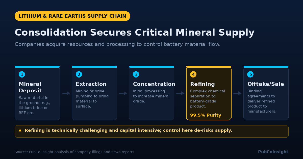 Consolidation Secures Critical Mineral Supply
