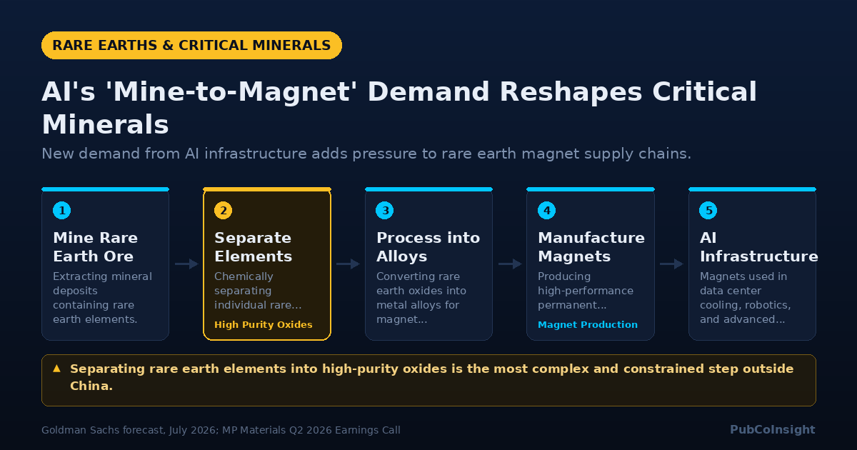 AI's 'Mine-to-Magnet' Demand Reshapes Critical Minerals