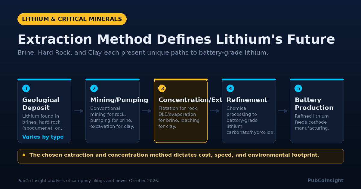 Extraction Method Defines Lithium's Future