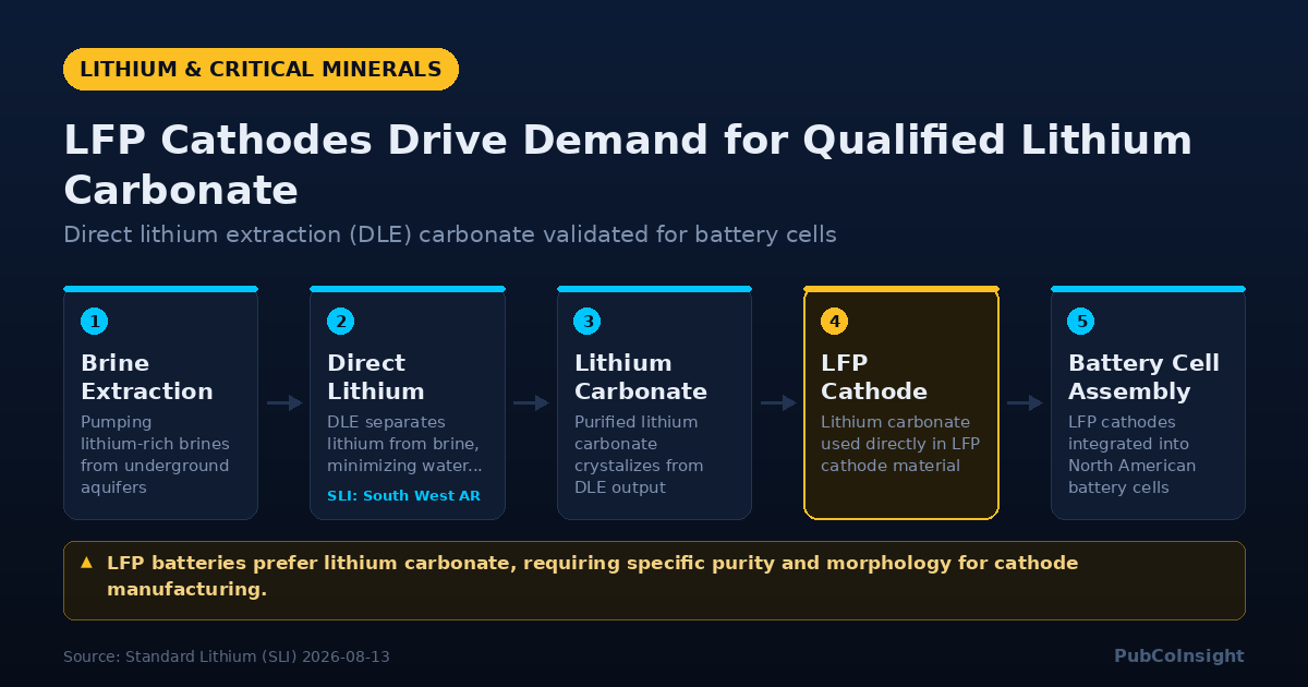 LFP Cathodes Drive Demand for Qualified Lithium Carbonate