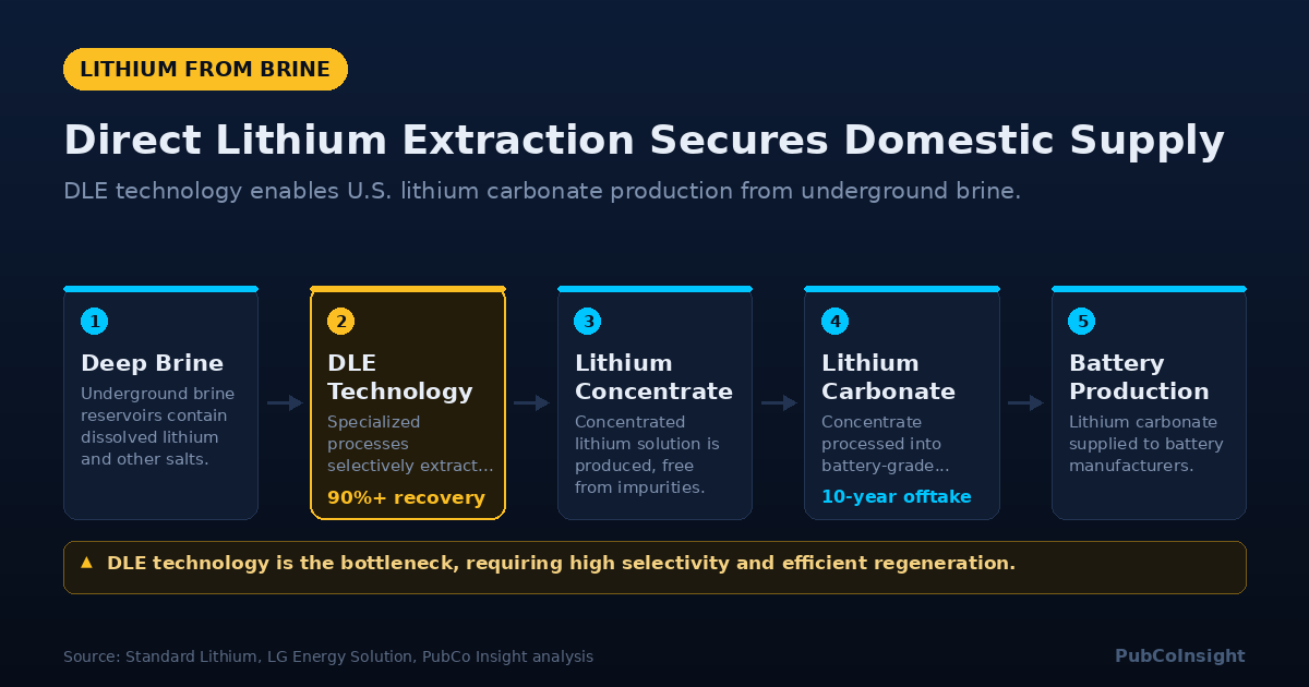 Direct Lithium Extraction Secures Domestic Supply