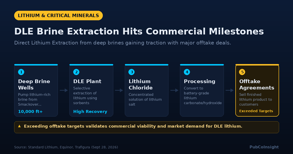 DLE Brine Extraction Hits Commercial Milestones