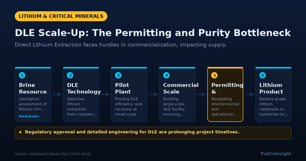 DLE Scale-Up: The Permitting and Purity Bottleneck