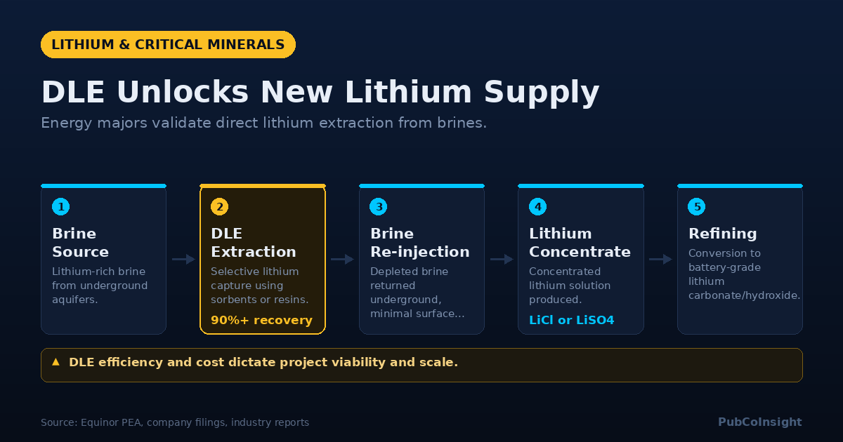 DLE Unlocks New Lithium Supply