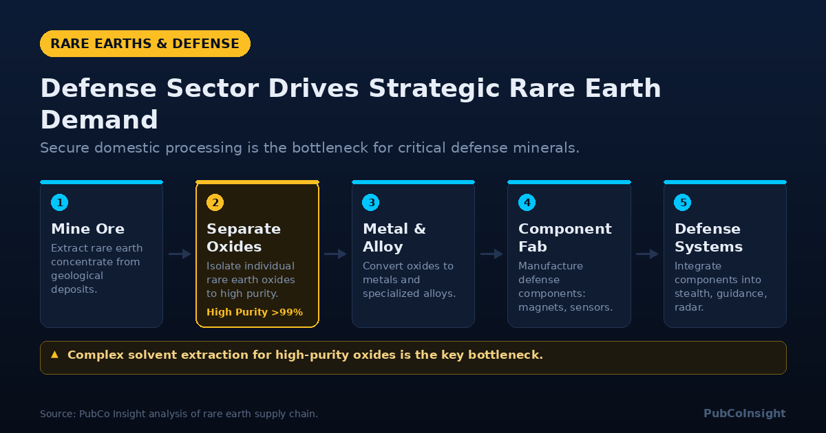 Defense Sector Drives Strategic Rare Earth Demand