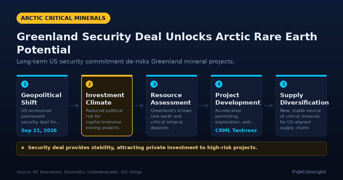 Greenland Security Deal Unlocks Arctic Rare Earth Potential