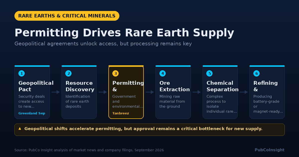 Permitting Drives Rare Earth Supply