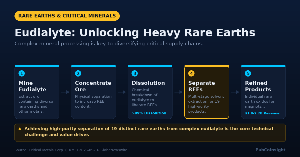 Eudialyte: Unlocking Heavy Rare Earths