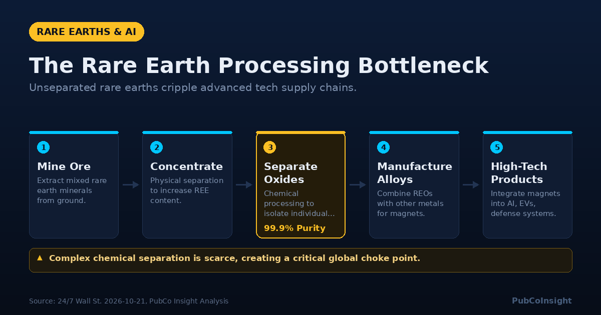 The Rare Earth Processing Bottleneck
