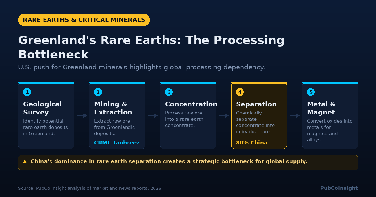 Greenland's Rare Earths: The Processing Bottleneck