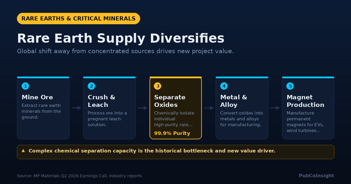 Rare Earth Supply Diversifies